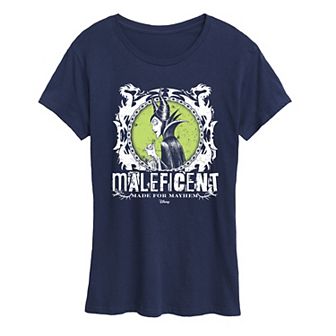 Women's Disney Villains Maleficent Made For Mayhem Punk Graphic Tee