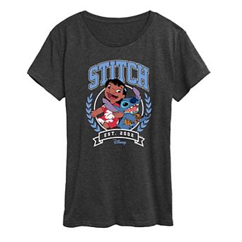 Women's Disney's Lilo & Stitch Collegiate Est. 2002 Graphic Tee
