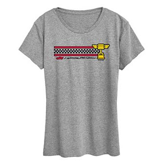 Women's Disney / Pixar's Cars Lightning McQueen Race Stripe Graphic Tee