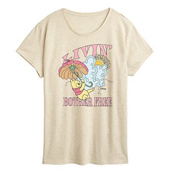 Women's Disney's Winnie The Pooh Livin' Bother Free Graphic Tee