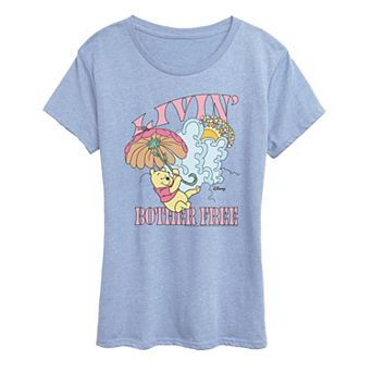 Women's Disney's Winnie The Pooh Livin' Bother Free Graphic Tee