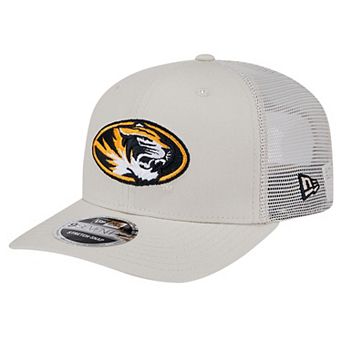 Men's New Era Stone Missouri Tigers Canvas 9SEVENTY Stretch-Snap Adjustable Hat