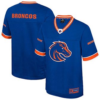 Men's Colosseum Royal Boise State Broncos Nothing But The Hits Football Jersey