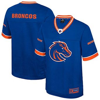 Men's Colosseum Royal Boise State Broncos Nothing But The Hits Football Jersey
