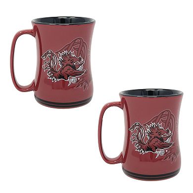 South Carolina Gamecocks 16oz. Sculpted Barista Mug Two-Pack