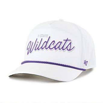 Men's '47 White Kansas State Wildcats Fairway Hitch Adjustable Hat