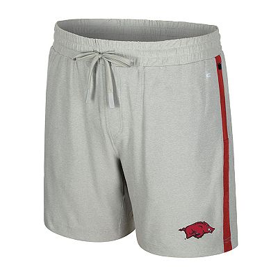 Men's Colosseum Gray Arkansas Razorbacks Mac Shorts