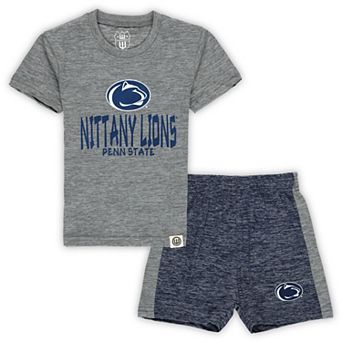 Toddler Wes & Willy Penn State Nittany Lions Cloudy Yarn T-Shirt & Shorts Set
