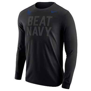 Men's Nike Black Air Force Falcons APLS Fighting Falcon Collection Rivalry Long Sleeve T-Shirt