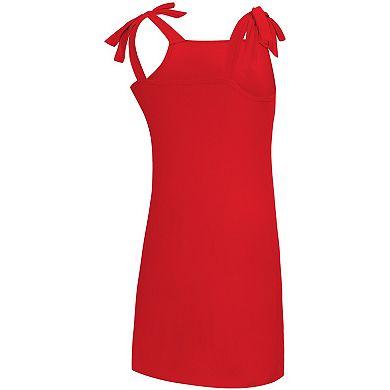 Women's Concepts Sport Red Maryland Terrapins Tie-Shoulder Nightdress