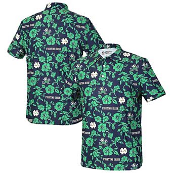 Men's Reyn Spooner Navy Notre Dame Fighting Irish Pua Performance Polo