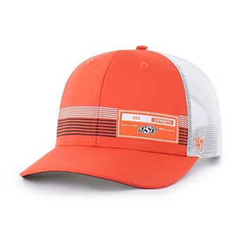 Men's '47 Orange Oklahoma State Cowboys Rangefinder brrr Trucker Adjustable Hat