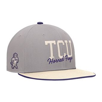 Men's Nike Gray TCU Horned Frogs Vintage Script Pro Dri-FIT Snapback Hat