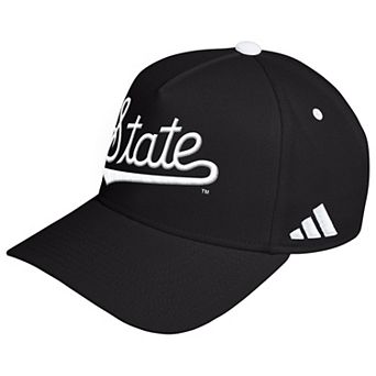 Unisex adidas Black Mississippi State Bulldogs Blackout A-Frame Adjustable Hat