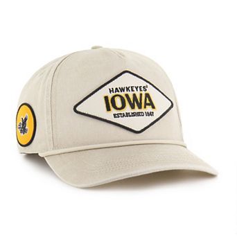 Unisex '47 Cream Iowa Hawkeyes Outdoorsmen Cairn Hitch Adjustable Hat
