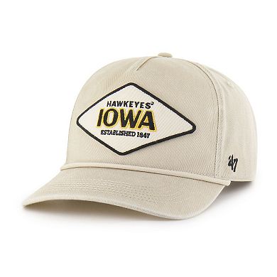 Unisex '47 Cream Iowa Hawkeyes Outdoorsmen Cairn Hitch Adjustable Hat