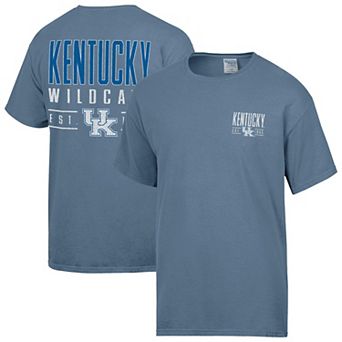 Men's ComfortWash Blue Kentucky Wildcats Big Name T-Shirt