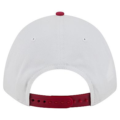 Men's New Era White/Cardinal USC Trojans Arch Two-Tone Rope 9FORTY A-Frame M-Crown Adjustable Hat