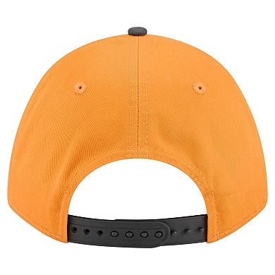 Men's New Era Tennessee Orange/Charcoal Tennessee Volunteers Arch Two-Tone Rope 9FORTY A-Frame M-Crown Adjustable Hat