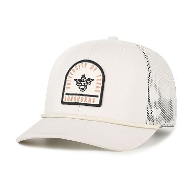 Unisex '47 Cream Texas Longhorns Core & Inline Gravestone Adjustable Trucker Hat