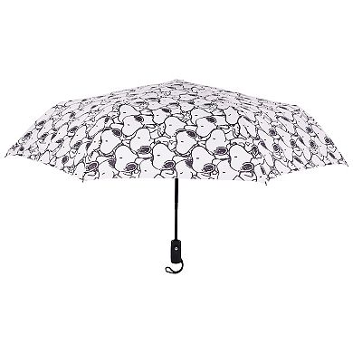 Peanuts Snoopy Allover Print Compact Umbrella
