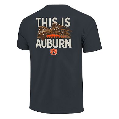 Unisex Image One Navy Auburn Tigers Hyper Local This Is War Eagle T-Shirt