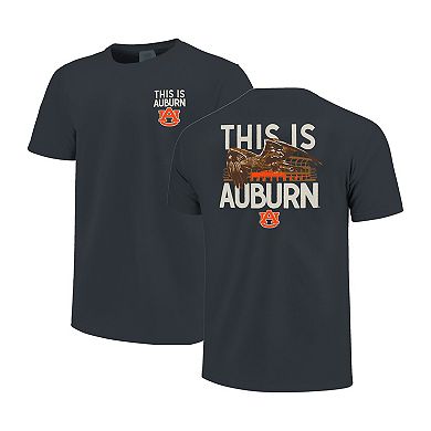 Unisex Image One Navy Auburn Tigers Hyper Local This Is War Eagle T-Shirt