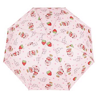 Strawberry Shortcake Heart Print Compact Umbrella