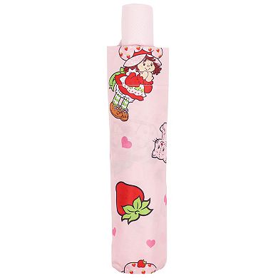 Strawberry Shortcake Heart Print Compact Umbrella