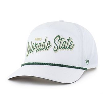 Men's '47 White Colorado State Rams Fairway Hitch Adjustable Hat