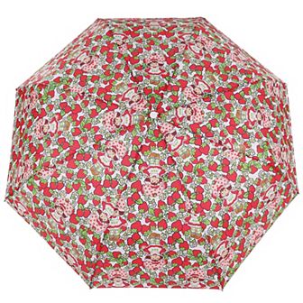 Strawberry Shortcake Toss Print Compact Umbrella