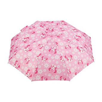 Disney's Minnie Mouse Floral Compact Travel Umbrella
