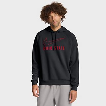 Men's Nike Black Ohio State Buckeyes Premium Raglan��Dri-FIT Hoodie