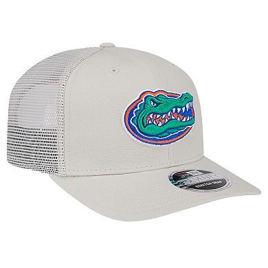 Men's New Era Stone Florida Gators Canvas 9SEVENTY Stretch-Snap Adjustable Hat