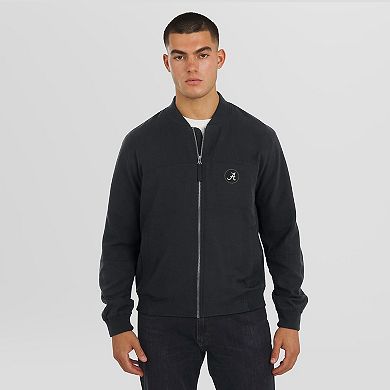 Men's J. Palmer Black Alabama Crimson Tide Lightweight Cover-4 Tri-Blend Full-Zip Jacket