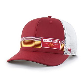 Men's '47 Cardinal Iowa State Cyclones Rangefinder brrr Trucker Adjustable Hat
