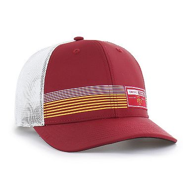 Men's '47 Cardinal Iowa State Cyclones Rangefinder brrr Trucker Adjustable Hat