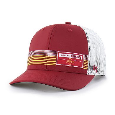 Men's '47 Cardinal Iowa State Cyclones Rangefinder brrr Trucker Adjustable Hat