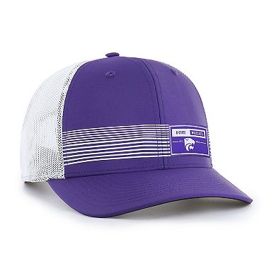Men's '47 Purple Kansas State Wildcats Rangefinder brrr Trucker Adjustable Hat