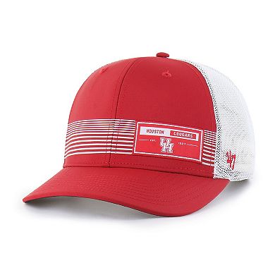 Men's '47 Red Houston Cougars Rangefinder brrr Trucker Adjustable Hat
