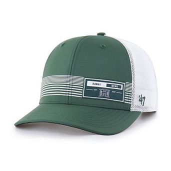 Men's '47 Green Hawaii Rainbow Warriors Rangefinder brrr Trucker Adjustable Hat