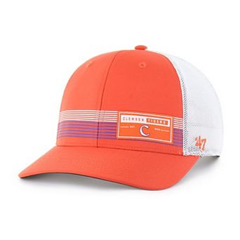 Men's '47 Orange Clemson Tigers Rangefinder brrr Trucker Adjustable Hat