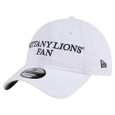 Men's New Era White Penn State Nittany Lions Fan 9TWENTY Adjustable Hat
