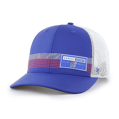 Men's '47 Royal Kansas Jayhawks Rangefinder brrr Trucker Adjustable Hat