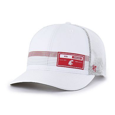 Men's '47 White Washington State Cougars Rangefinder brrr Trucker Adjustable Hat