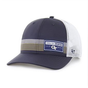 Men's '47 Navy Georgia Tech Yellow Jackets Rangefinder brrr Trucker Adjustable Hat