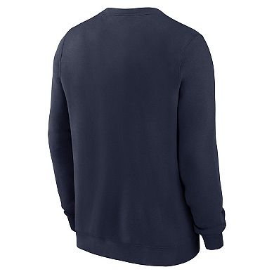 Men's Nike Navy Michigan Wolverines Arch Pullover Sweatshirt