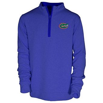 Youth Garb Royal Florida Gators Sterling Long Sleeve Quarter-Zip Performance Top