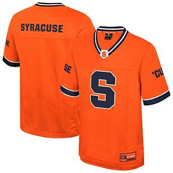 Men's Colosseum Orange Syracuse Orange Nothing But The Hits Football Jersey