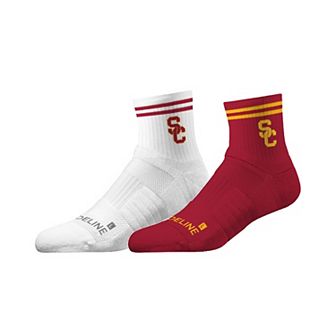 Unisex Strideline USC Trojans Premium Knit 2-Pack Half Calf Socks Set